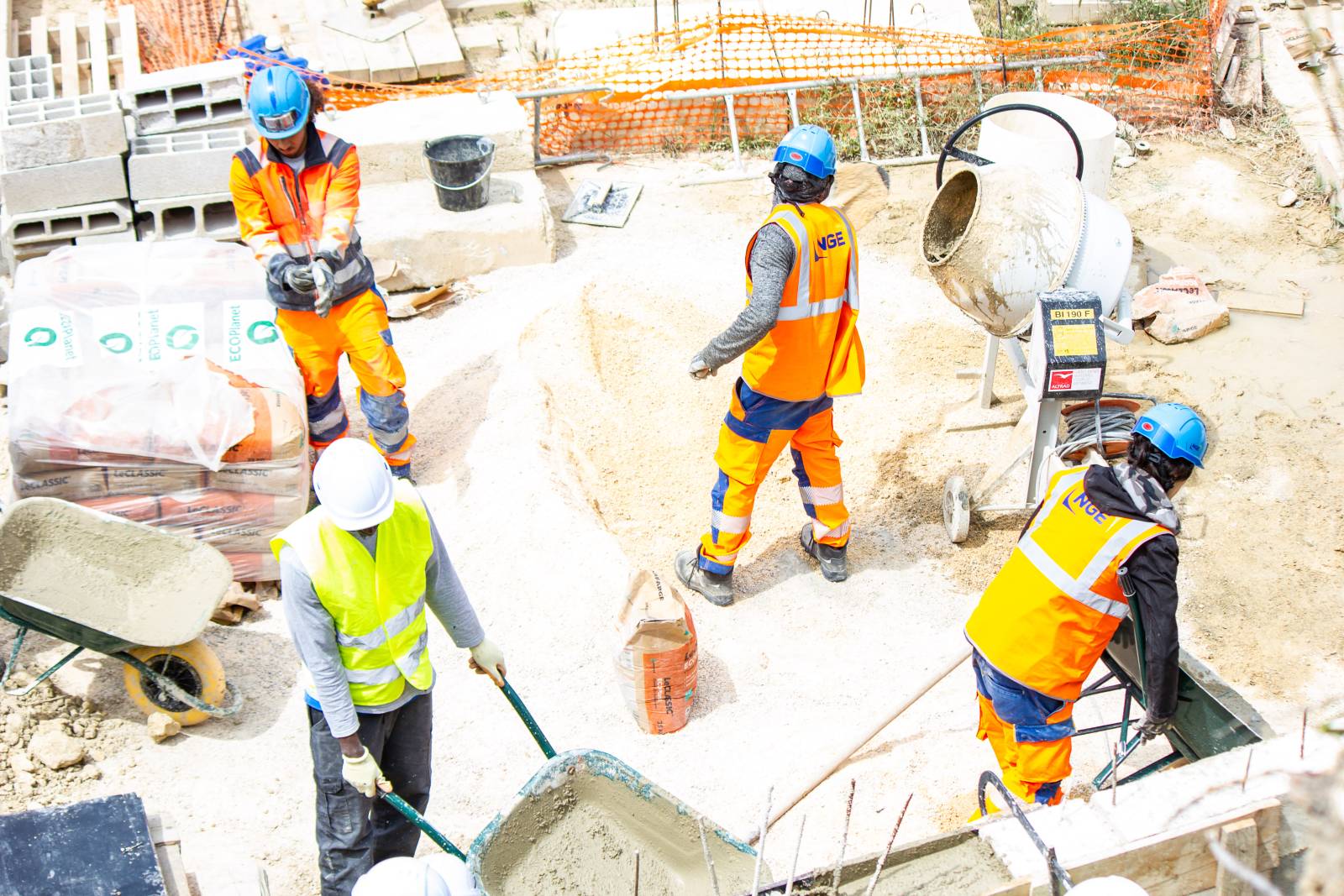 Journée de tests et de formations sur chantier Marseille 13016