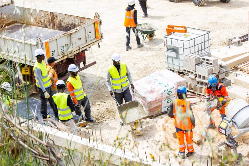 Journée de tests et de formations sur chantier Marseille 13016