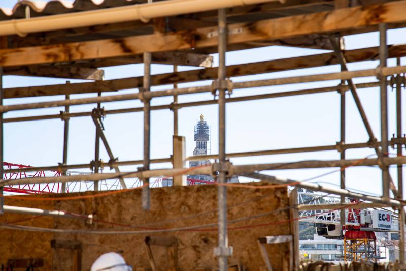 en chantier de rénovation Acta Vista