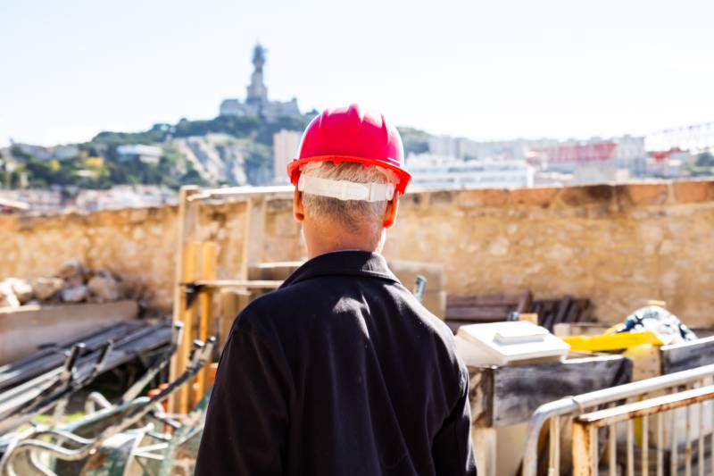 Notre dame de la garde vue depuis la citadelle 
