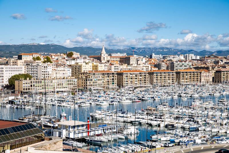 Le vieux port vu depuis la citadelle